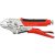 YATO Gebogene selbstsperrende Zange 140 mm mit gummiertem Griff