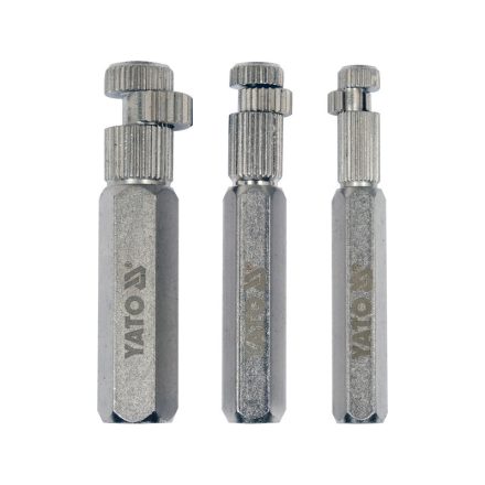 YATO Innenbeschlagschrauben-Set 3-teilig 3/8", 1/2", 3/4"