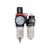 YATO Pneumatischer Luftfilter mit Druckregler und Fetttank 1/4" 25 cm3