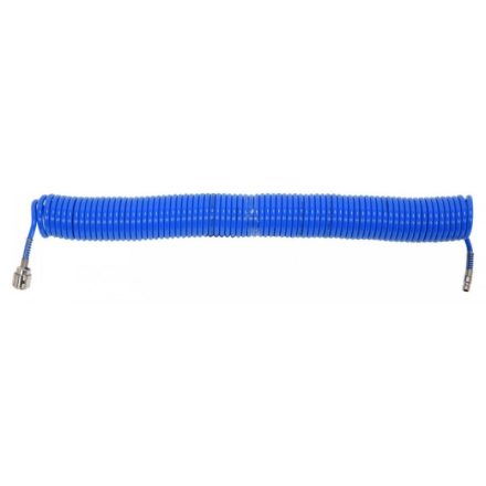 YATO Pneumatikschlauch (Spirale) mit Schnellkupplung 5,5 x 8 mm x 15 m 1,2 MPa