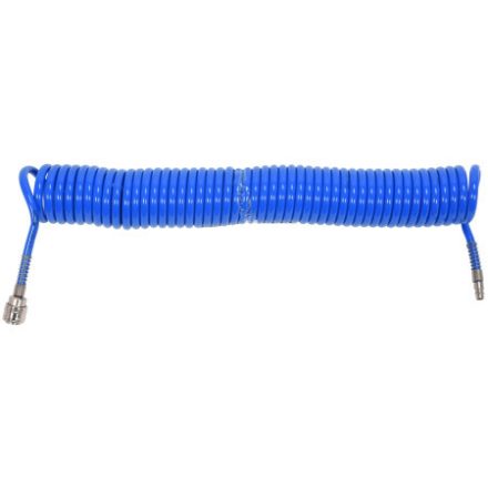 YATO Pneumatikschlauch (Spirale) mit Schnellkupplung 6,5 x 10 mm x 10 m 1,2 MPa