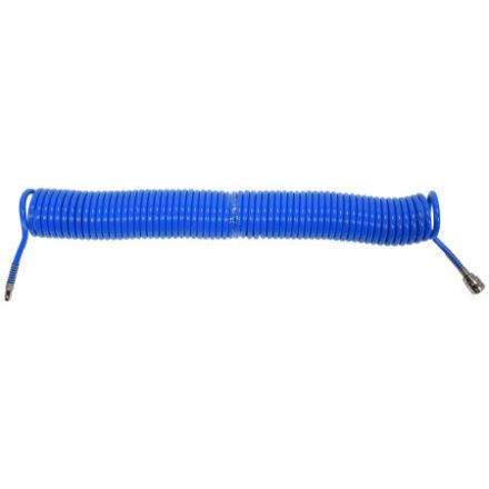 YATO Pneumatikschlauch (Spirale) mit Schnellkupplung 6,5 x 10 mm x 15 m 1,2 MPa