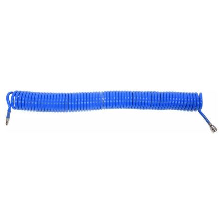 YATO Pneumatikschlauch (Spirale) mit Schnellkupplung 8,0 x 12 mm x 15 m 1,2 MPa