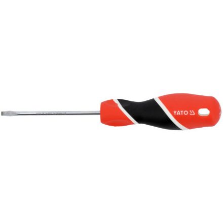 YATO Schraubendreher flach 3 x 75 mm magnetisch S2