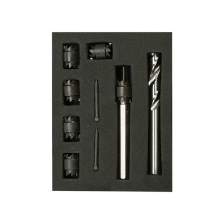 YATO Punktschweißbohrer-Set 9-teilig