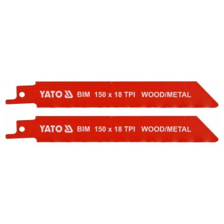 YATO Säbelsägeblatt 150 mm/18TPI Bi-Metall (2 Stück)
