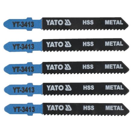 YATO Stichsägeblatt für Metall T-Aufnahme 12TPI 75/1,0 mm HSS (5 Stück)