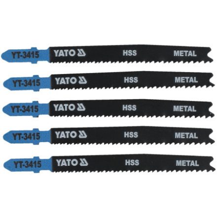 YATO Stichsägeblatt für Metall T-Schaft 24-10TPI 100/1,0 mm HSS (5 Stück)
