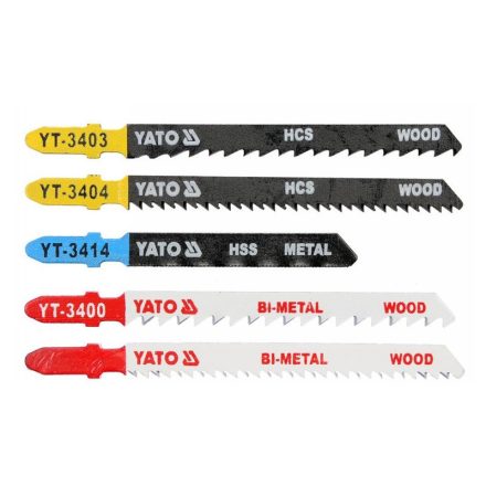 YATO Stichsägeblatt-Set 5-teilig T-Aufnahme