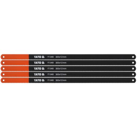 YATO Handsägeblatt für Metall 300 x 12 mm 24TPI (5 Stück)