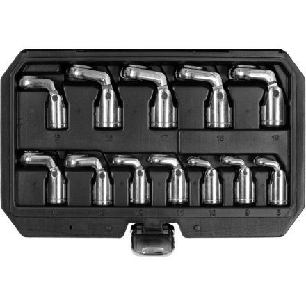 YATO Offener Phillips-Steckschlüsselsatz 12-teilig 3/8" 8-19 mm CrV