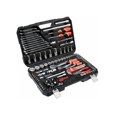 YATO Steckschlüsselsatz 126-teilig 1/4", 3/8", 1/2" CrV