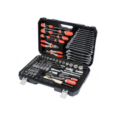 YATO Werkzeugset 109-teilig 1/4", 1/2" CrV CrMo
