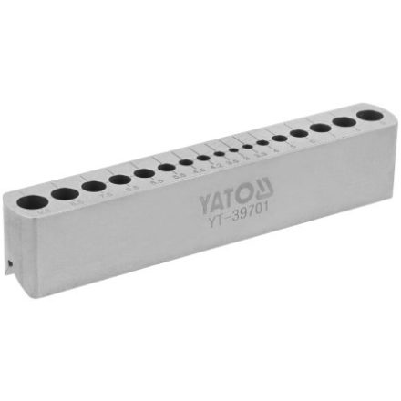 YATO Vertikale Bohrschablone 3-9,5 mm