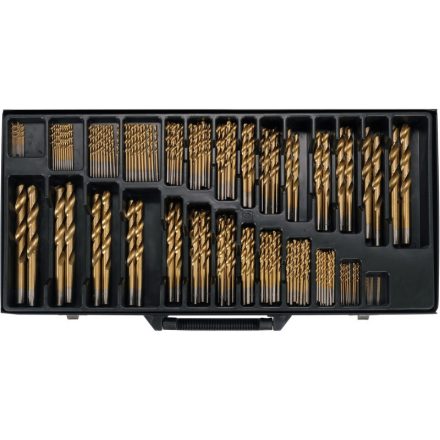 YATO Spiralenbohrer-Set 190-teilig 1-13 mm HSS-TiN