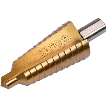 YATO Stufenbohrer 10-30 mm 12 Stufen HSS Titannitrid