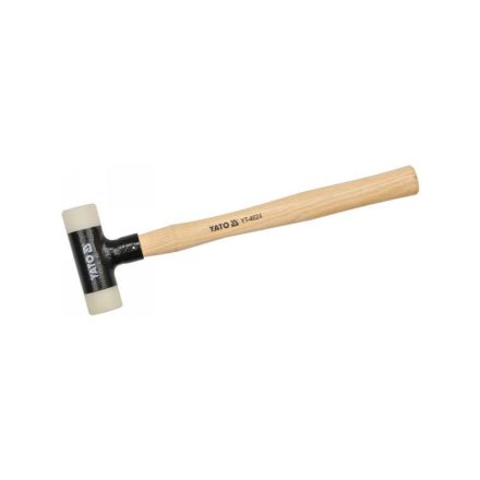 YATO Kunststoffhammer 270 g rückstoßfreier weißer Kunststoff