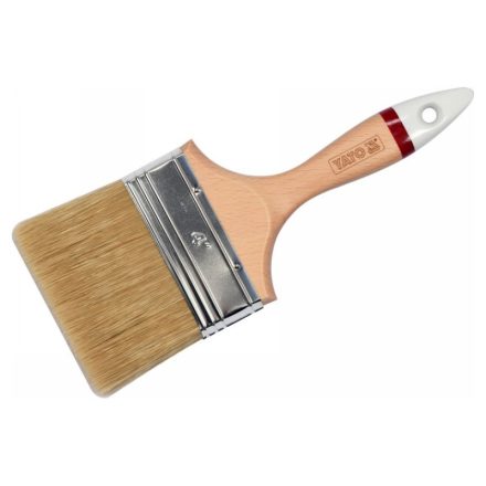 YATO Pinsel mit Holzgriff 4" gemischte Borsten