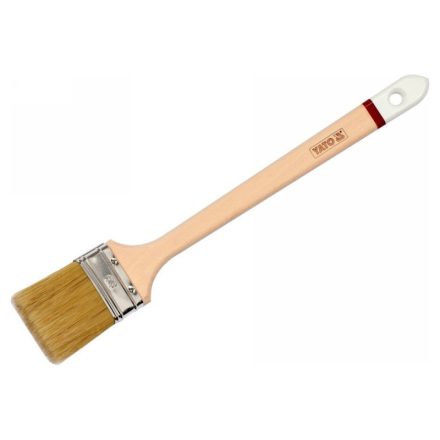 YATO Heizkörperpinsel mit Holzgriff 2,5" Mischborsten