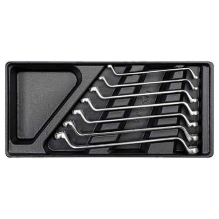 YATO 7-teiliger Kreuzschlitzschlüsselsatz 6-19 mm CrV (Schubladeneinsatz) CrV