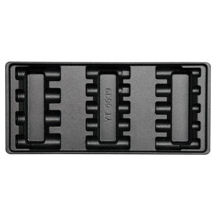 YATO Langer Steckschlüsselsatz 14-teilig 1/2" 8-21 mm (Schubladeneinsatz ohne Werkzeug)