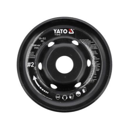 YATO Mittlere Schruppscheibe #2 125 x 22,2 mm