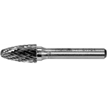 YATO Turbofräser für Metall 10 mm zylindrisch gebogen