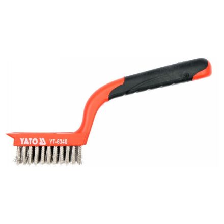 YATO Drahtbürste 180 mm 5 Reihen Inox