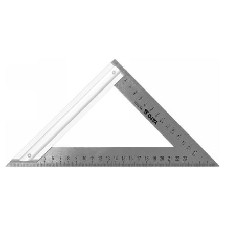 YATO rechtwinkliges Lineal 270 mm aus Edelstahl