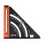 YATO rechtwinkliges Lineal mit Basis 290 x 185 mm Aluminium