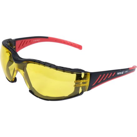 YATO Schutzbrille gelb