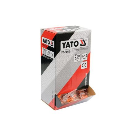 YATO Ohrstöpsel 7-12 mm (200 Paar/Karton)
