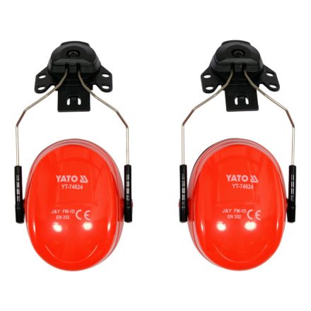 YATO Schutzhelm mit Gehörschutz 28 dB