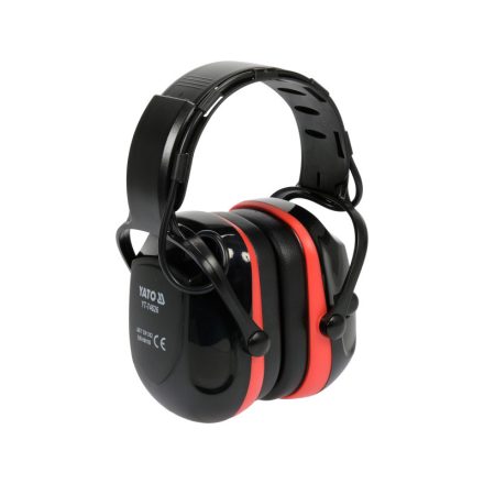 YATO Akku-Gehörschutzhülle mit 28 dB integriertem Mikrofon, Bluetooth