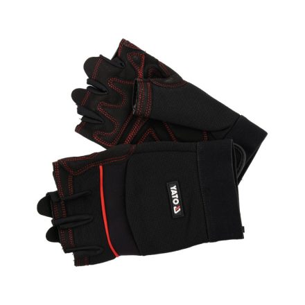 YATO Arbeitsschutzhandschuhe ohne Fingerspitzen Größe 10