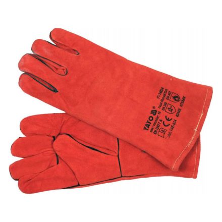 YATO Sicherheitsschweißhandschuhe Größe 10 aus Leder