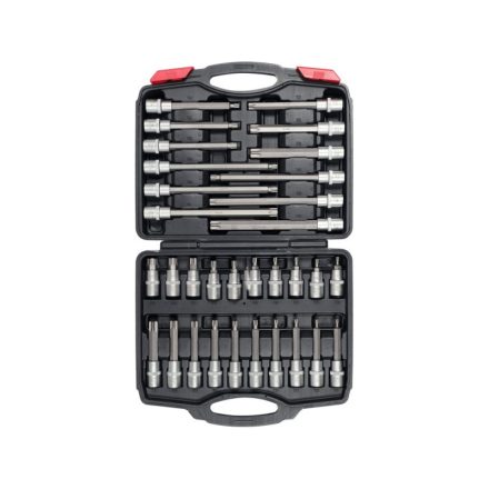 YATO Bit Stecknuss Set 32-teilig Torx 1/2" T20-T70 CrV