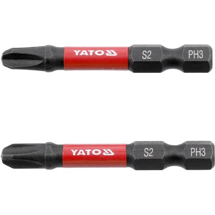 YATO Schlag-Bitspitze PH3 x 50 mm (2 Stück)