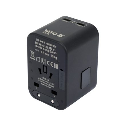 YATO Reiseadapter 65 W