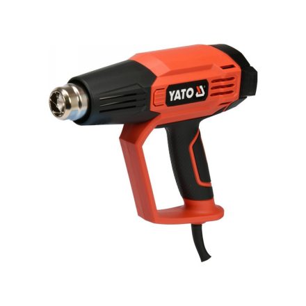 YATO Heißluftgebläse mit Zubehör mit LCD-Display 50 - 650 °C 1600 W