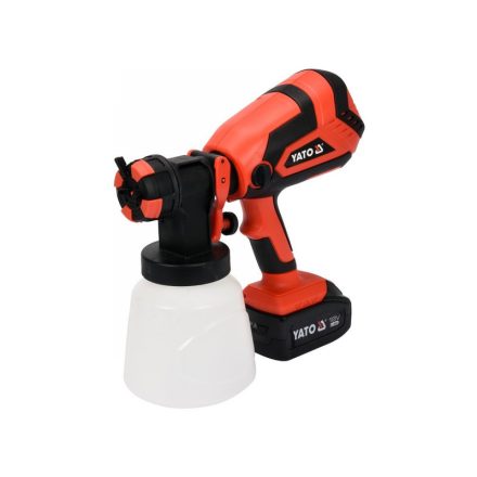 YATO Akku-Spritzpistole 1000 ml 18 V Li-Ion (1 x 4,0 Ah Akku + Ladegerät)