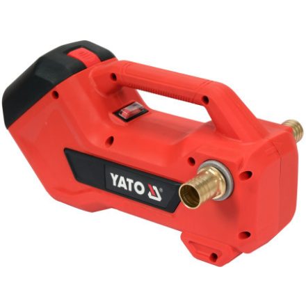 YATO Akku Wasser- und Ölpumpe 3/4" 18 V (1 x 3,0 Ah Akku + Ladegerät)