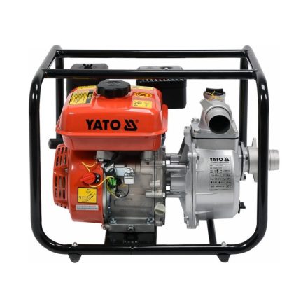 YATO Benzin-Wasserpumpe 2" 208 cm3 5,9 PS 36 m3/h