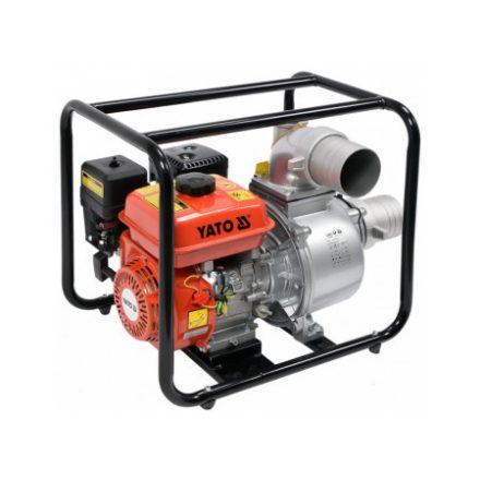 YATO Benzin-Wasserpumpe 4" 208 cm3 5,9 PS 96 m3/h