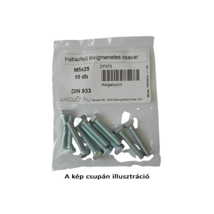 Innensechskantschraube DIN 933 verzinkt M5x40 (10 Stück)