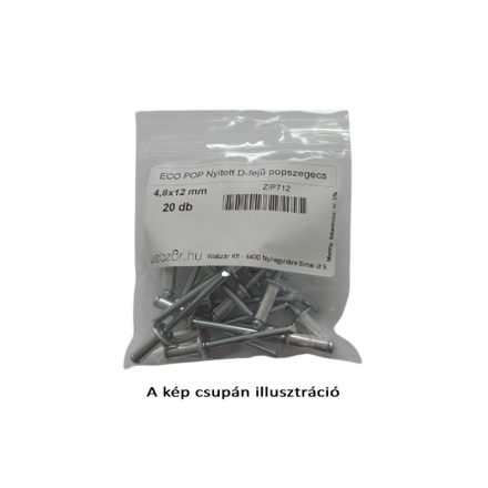 EcoPop geschlossener D-Kopf-Blindniet 3,2x8 RAL8003 (20 Stück)